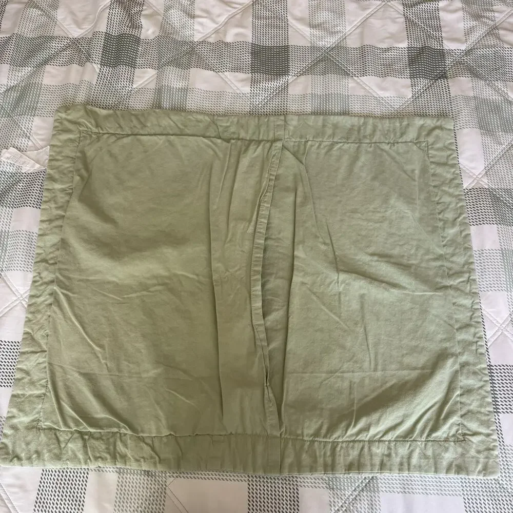 Quilted Pillow Sham vintage with patchwork 24x29